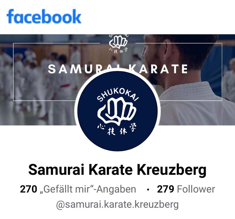 Samurai Karate Kreuzberg bei Facebook